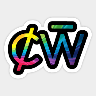 Techno Color Sticker